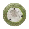 GREEK LEAF CEMENT FLOWER POT SET/2