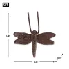 DRAGONFLY CAST IRON POT HANGER SET OF 4