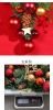 Christmas Decorations Upside Down Tree Hanging Window Scene Arrangement Decorative Bow Rattan Door Hanging
