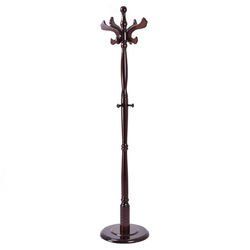 71" Solid Wood Coat Hat Scarf Rack Hanger Tree Stand
