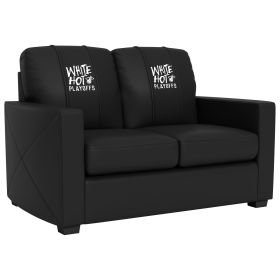 Silver Loveseat Miami Heat 2024 Playoffs Logo